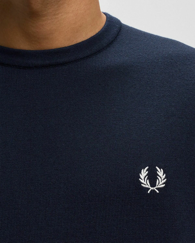 Fred Perry cotton crewneck sweatshirt