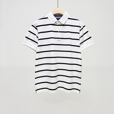 Tommy Hilfiger* embroidered striped polo shirt