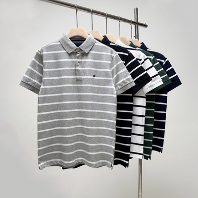 Tommy Hilfiger* embroidered striped polo shirt