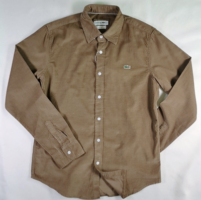 Lacost* Corduroy Long Sleeve Shirt