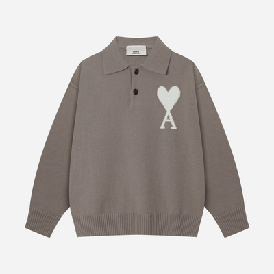 AM* Jacquard POLO Sweater