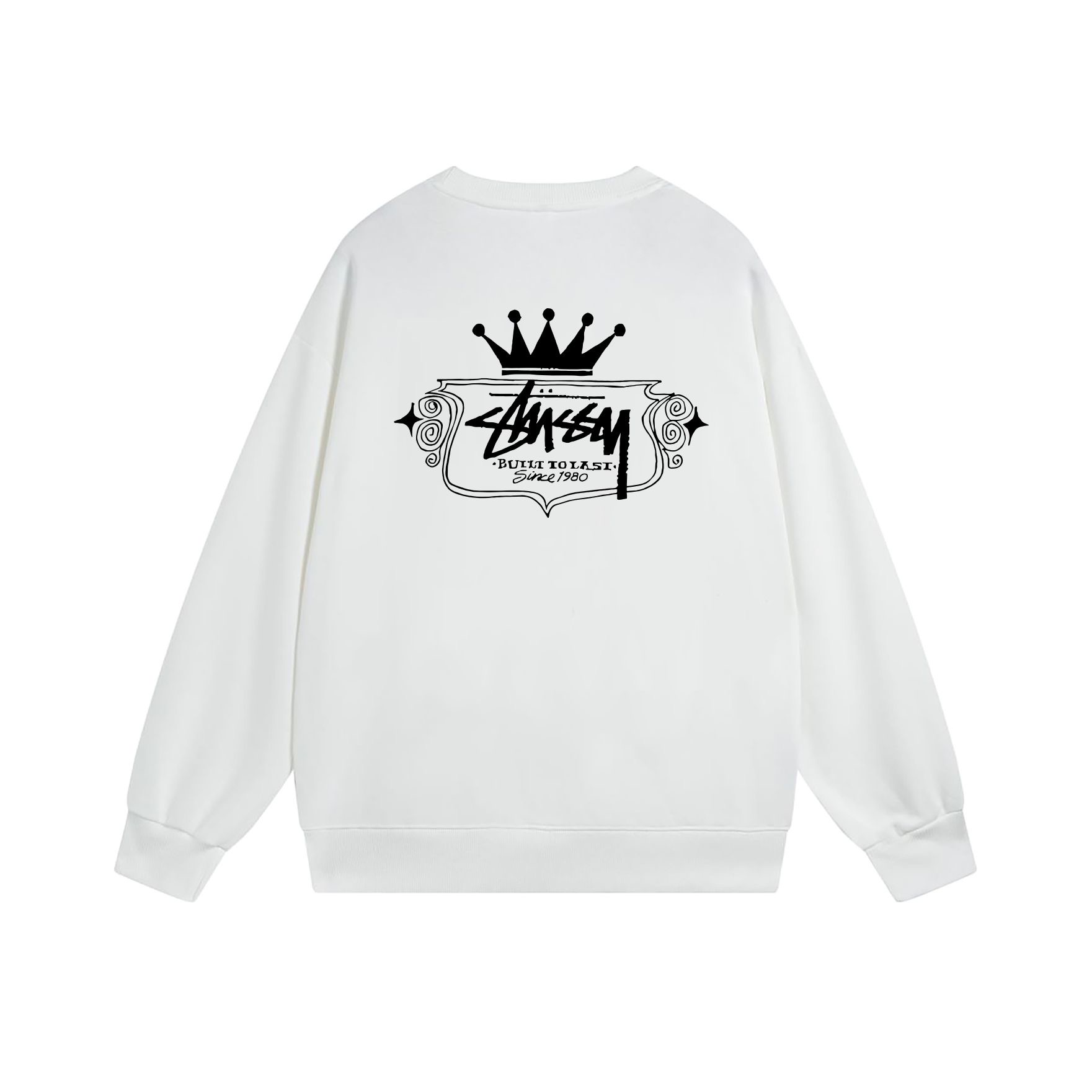 Stüss* cotton crew neck sweatshirt