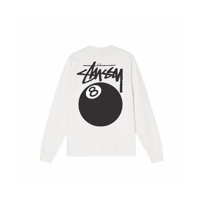 Stüss* cotton crew neck long sleeve T-shirt