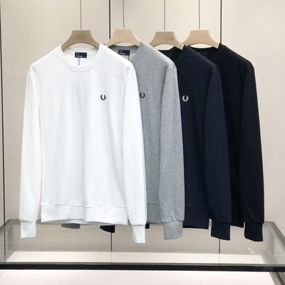 Fred Perry cotton crewneck sweatshirt