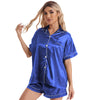 Short Sleeve Shorts Loungewear Pajama Set