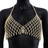 Rhinestone Chain Burst Glitter Mesh Accessory