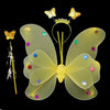 Glowing Butterfly Wings Dress Set