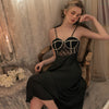 French silk high-end satin halter nightgown