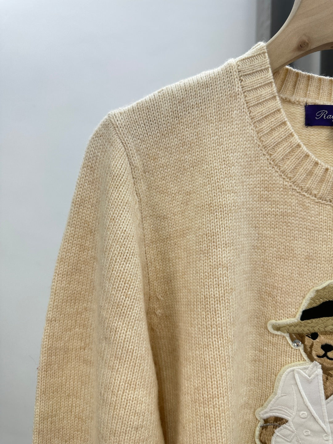 Ralph Lau** Bear Apricot Sweater