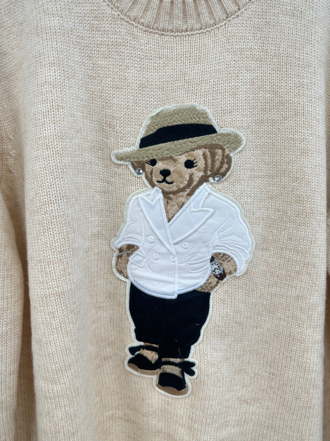 Ralph Lau** Bear Apricot Sweater