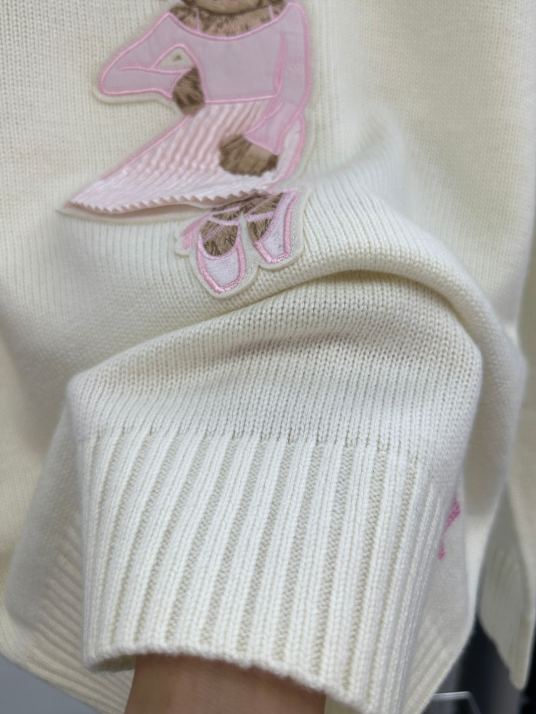Ralph Lau** Bear Apricot Sweater